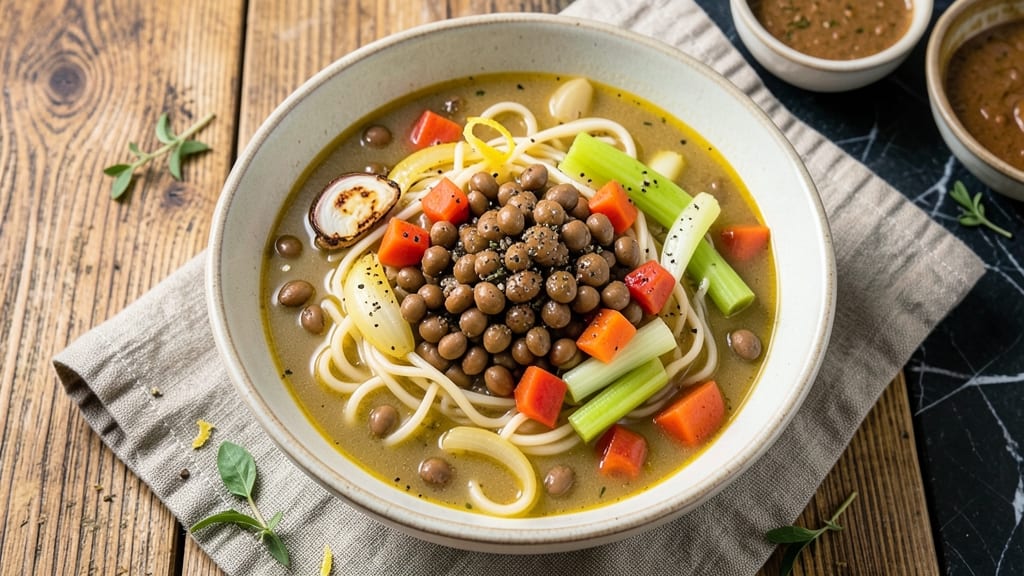 Bean and Noodle Soup Recipe: One-Pot Pantry Simmer With Earthy Depth