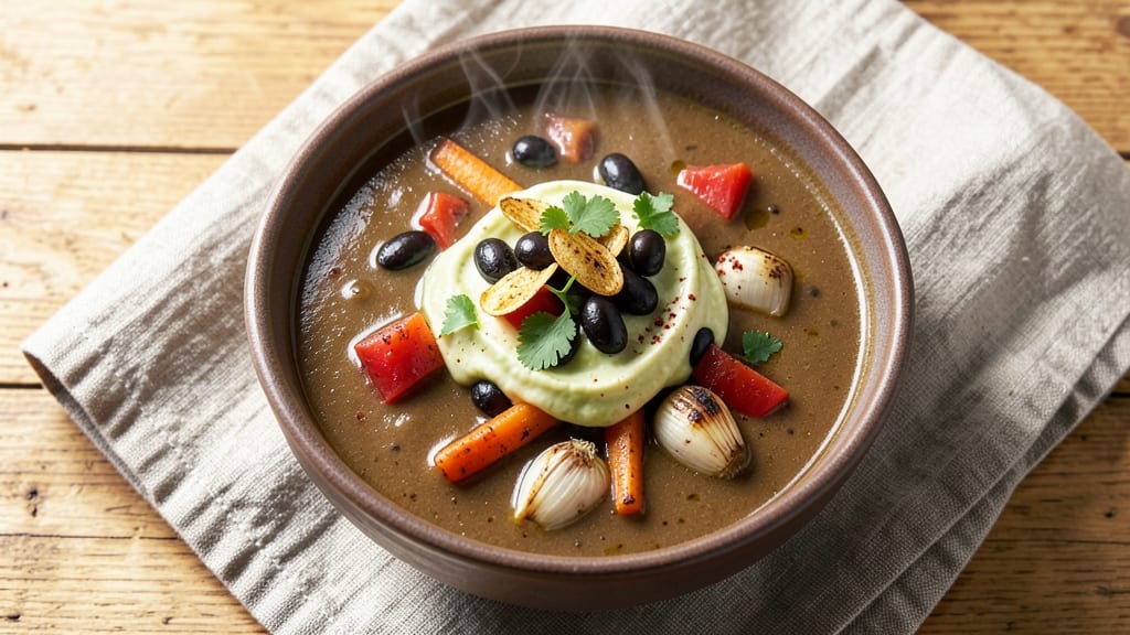 Award-Winning Black Bean Soup Recipe: Judges' Favorite with Smoky Chipotle Depth