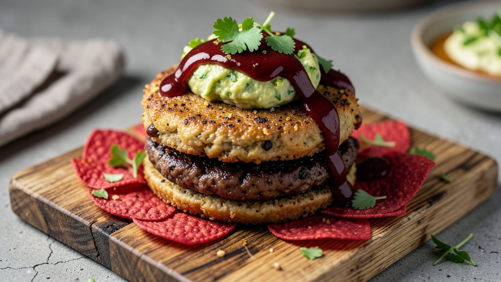 Bush's Black Bean Burgers Recipe: Smoky Cumin and Charred Tortilla Crunch Fusion