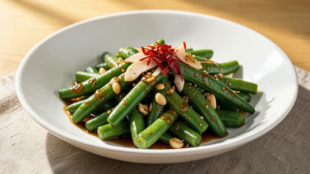 Asian Frozen Green Beans Recipe: Wok-Seared Crisp-Tender With Garlic Chili Zing