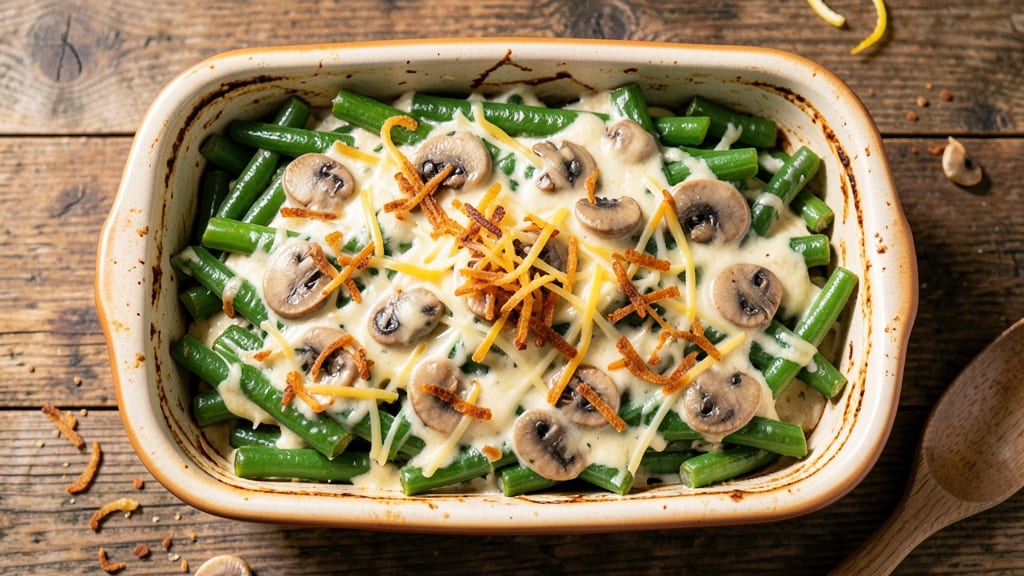 Ba's Best Green Bean Casserole Recipe: Homestyle Crunch and Creamy Mushroom Layers