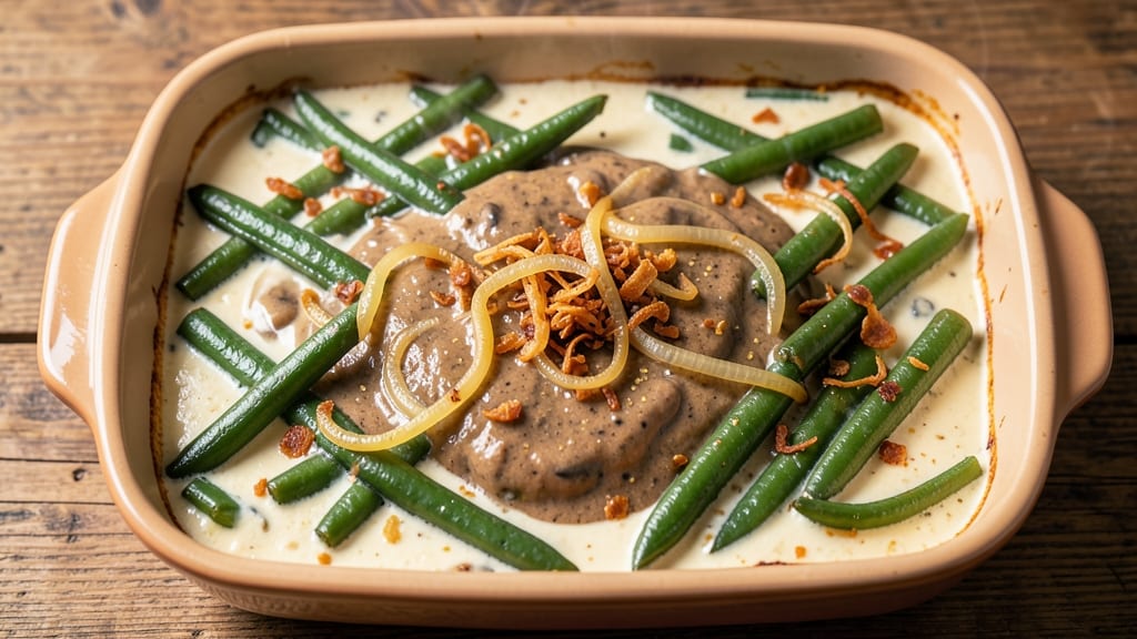 Beat Green Bean Casserole Recipe: Crispy Topping, Creamy Mushroom Magic