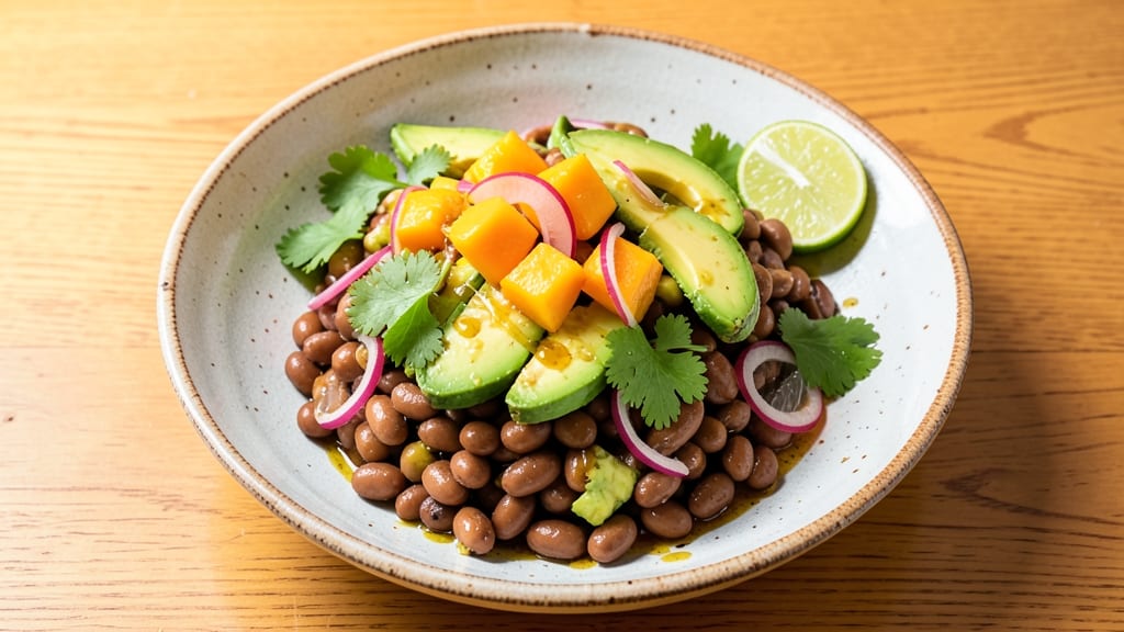 Black Bean, Avocado, and Mango Salad Recipe: Tropical Crunch Meets Hearty Protein
