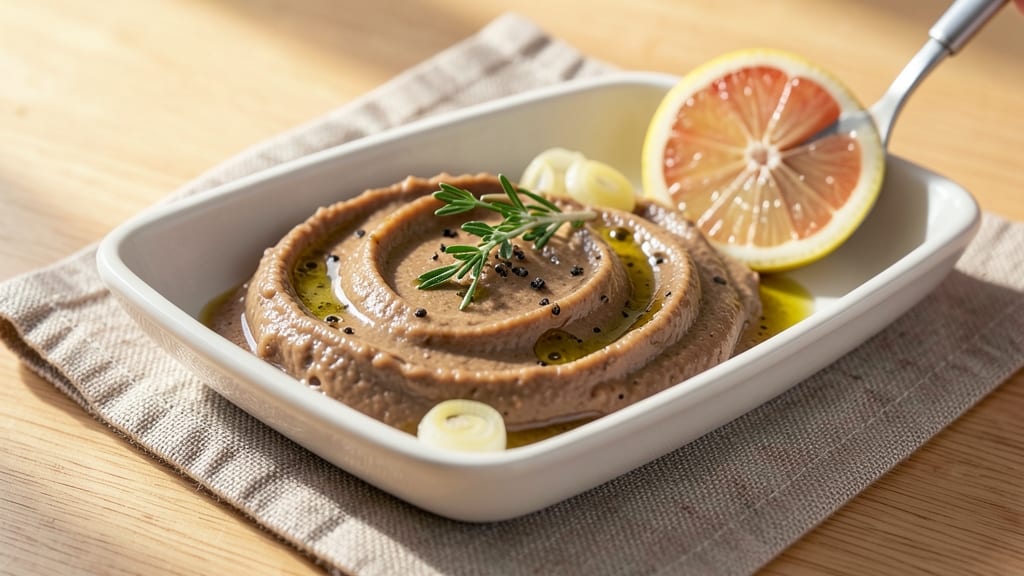 Bean Pate Recipe: Silky Herb-Infused Spread With Crunchy Topping