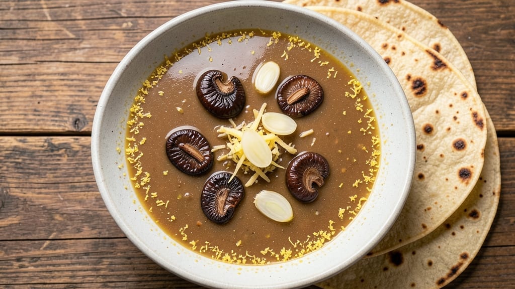 Bean Paste Soup Recipe: Umami-Rich Simmer With Crispy Tortilla Topping