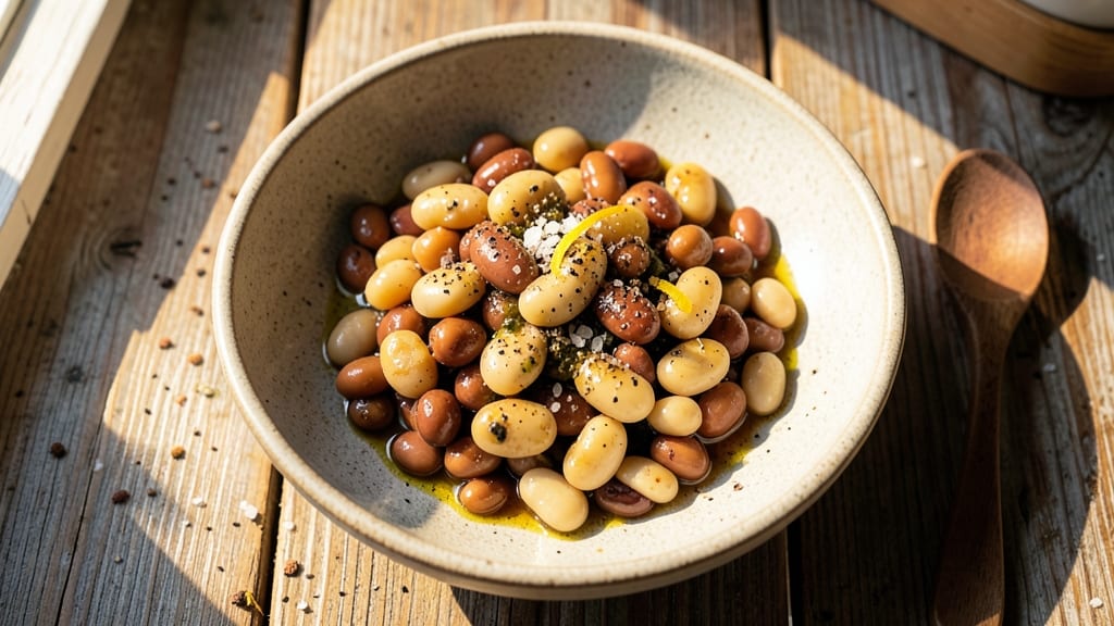 Ball Three Bean Salad Recipe: Hearty Pantry Meal With Crunchy Texture Twist