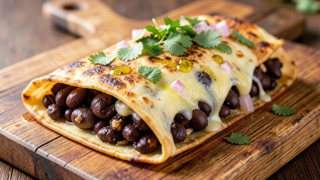 Black Bean Crunchwrap Recipe: Smoky Cumin and Charred Tortilla Crunch Fusion
