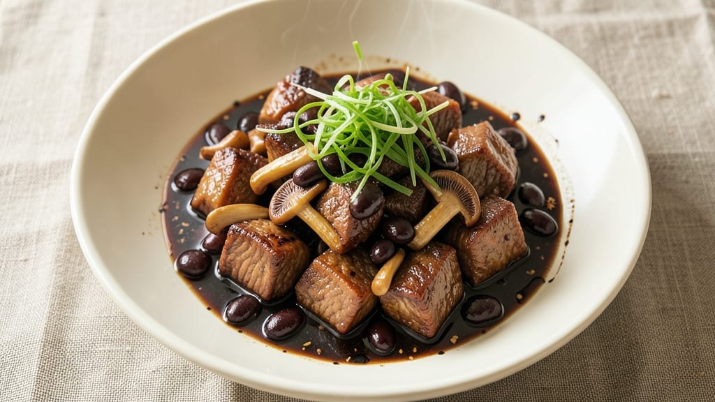 Beef in Blackbean Sauce Recipe Chinese: Chinese-Style Umami Bomb in One Pan