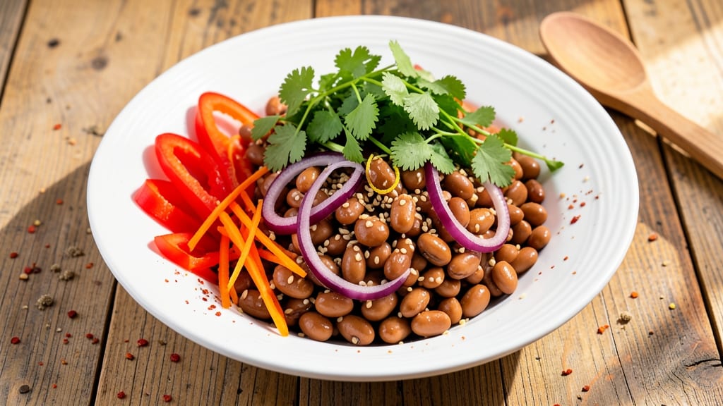 Adzuki Beans Salad Recipe: Sweet-Savory Crunch With Sesame Zing