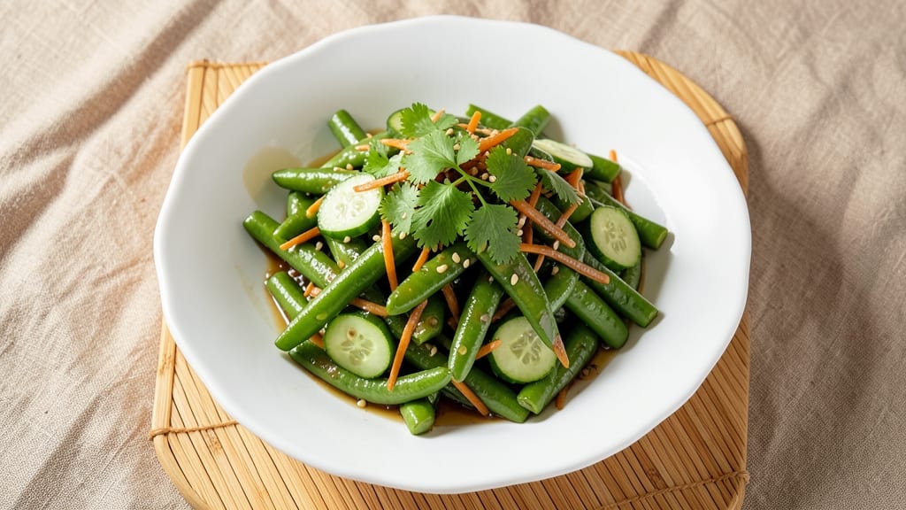 Asian Green Bean Salad Recipe: Crunchy Sesame-Ginger Bite-Sized Delight