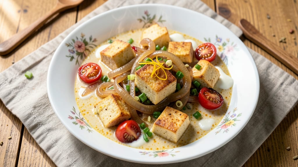 Bean Curd Curry Recipe: Silky Coconut and Turmeric Spice Harmony