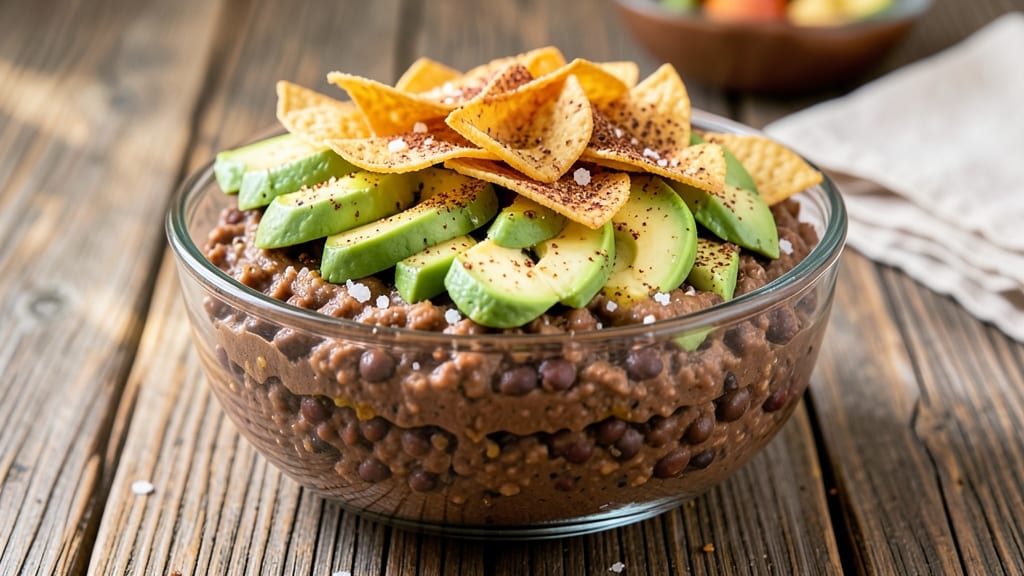 Black Bean Layer Dip Recipe: Smoky Cumin and Charred Tortilla Crunch Fusion