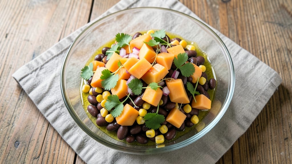 Black Bean, Corn, and Mango Salad Recipe: Tropical Crunch With Citrus-Kissed Freshness