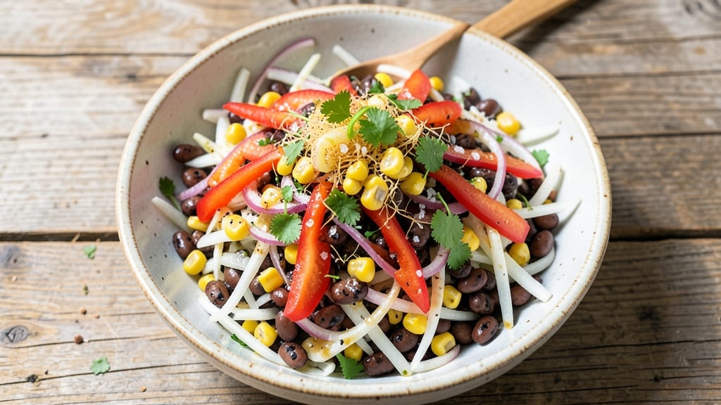 Black Bean Jicama Corn Salad Recipe: Crunchy, Refreshing, and Pantry-to-Plate Freshness