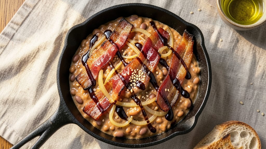 Baked Bean Recipe with Bacon and Molasses: Smoky-Sweet Depth in One-Pan Wonder