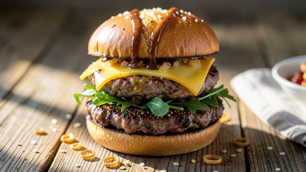 Beef and Bean Burgers Recipe: Hearty Plant-Powered Patties With Crispy Cornmeal Crust