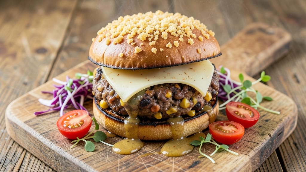 Bean Burger Recipe Jamie Oliver: Smoky Black Bean and Corn Crunch With Cheese Rivers