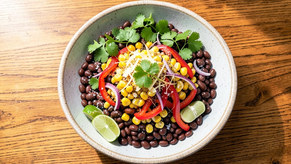 Bean Corn Salad Recipe Healthy: Crunchy, Protein-Packed Pantry Powerhouse