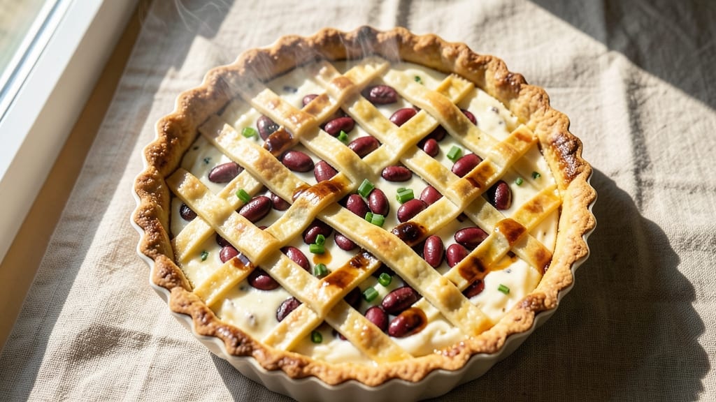 Bean Quiche Recipe: Flaky Crust with Hearty Bean Filling