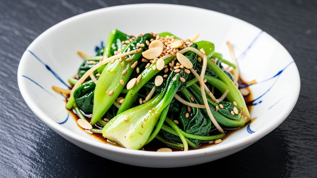 Bean Sprouts and Bok Choy Recipe: Quick Stir-Fry With Garlic and Sesame Zing