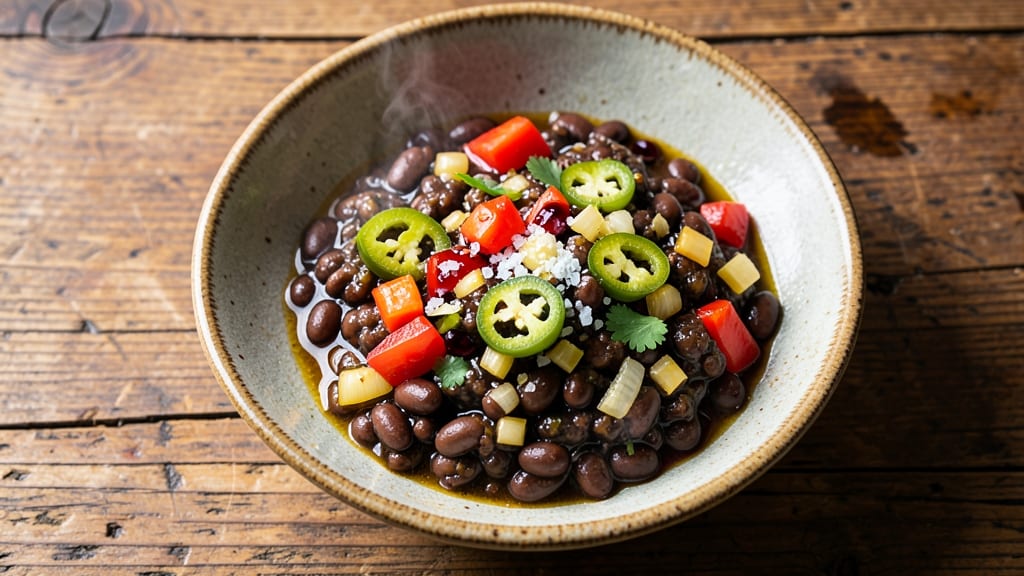 Black Bean Relish Recipe: Tangy, Crunchy, and Pantry-Friendly Spread