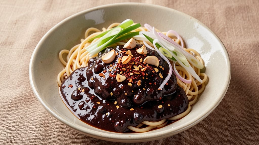 Black Bean Paste Noodles Korean Recipe: Umami-Packed Stir-Fry With Crispy Rice Noodles