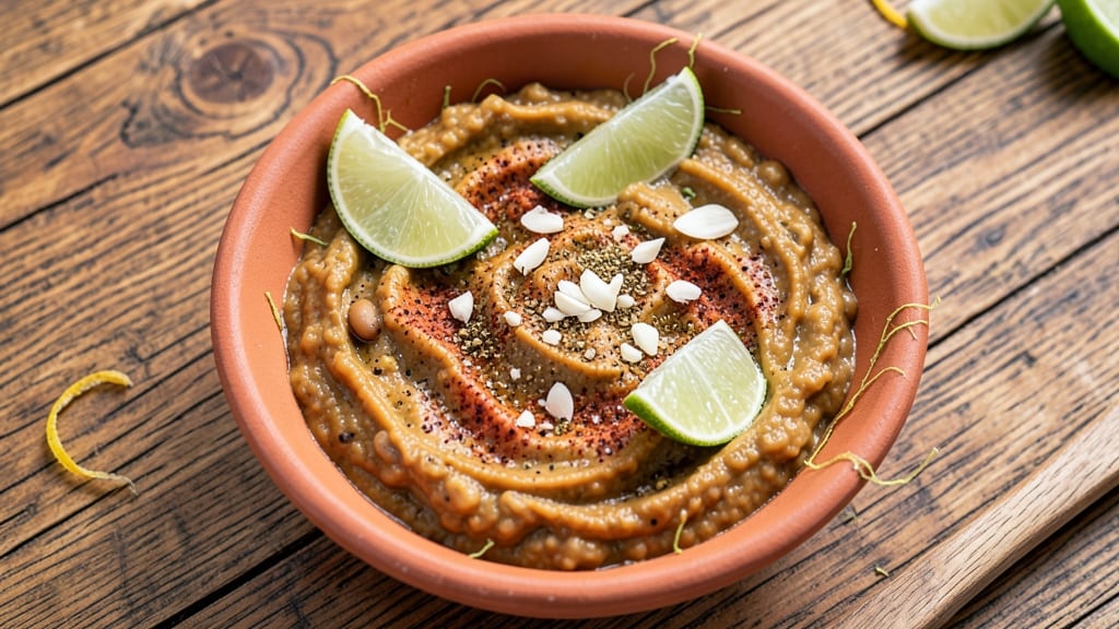 Basic Bean Dip Recipe: Crunchy Tortilla Topping with Smoky Cumin Heat