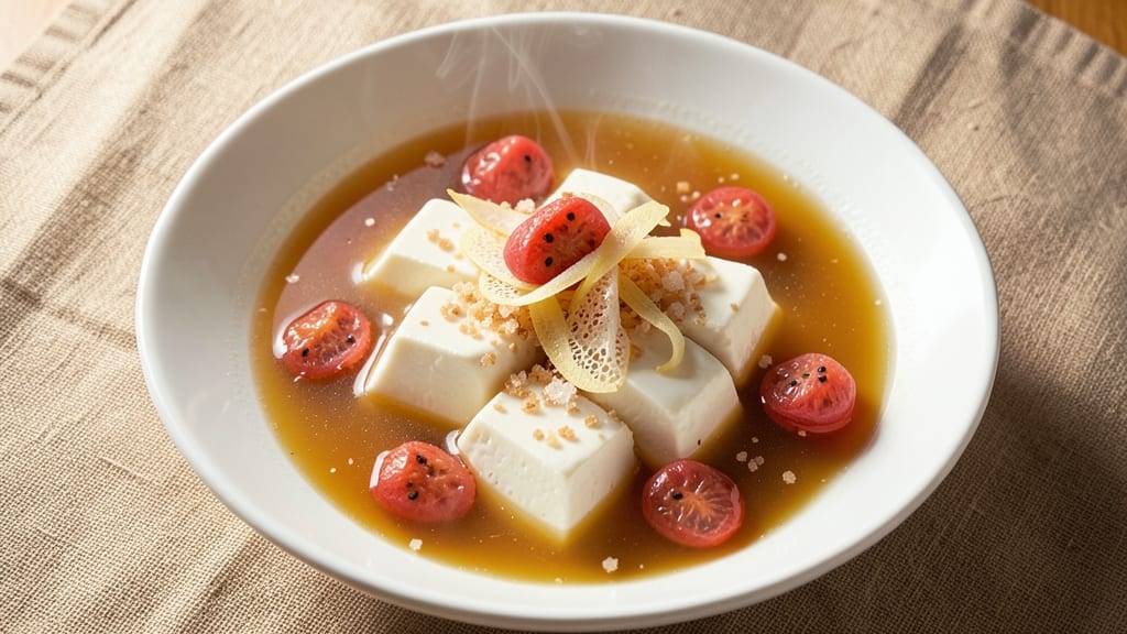 Bean Curd Sweet Soup Recipe: Silken Smoothness With Lychee and Ginger Zing