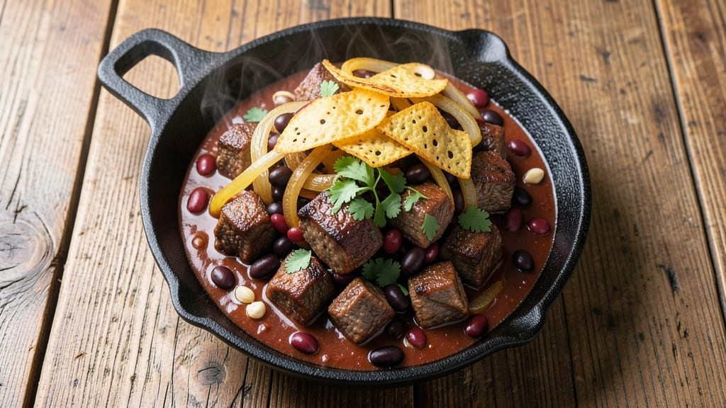 Bobby Flay's Chili Bean Recipe: Smoky Tortilla-Crusted Heat with Spiced Beef