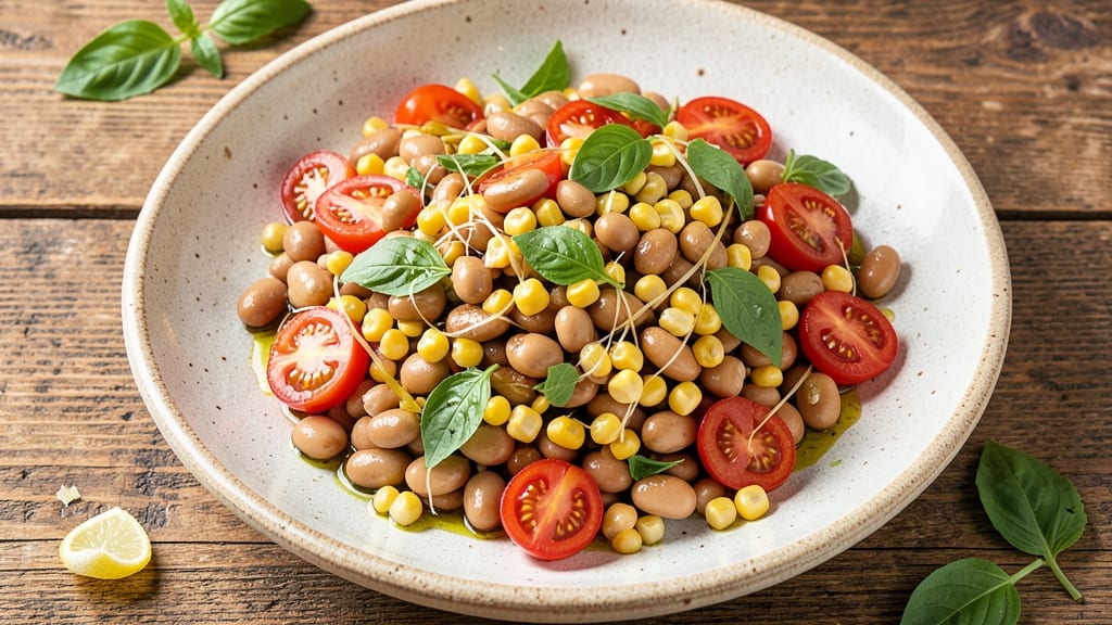 Bean Corn Tomato Salad Recipe: Bright Triad of Summer Flavors