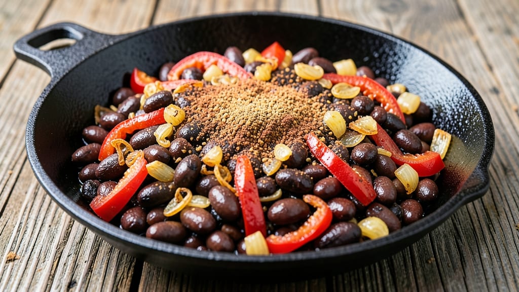 Bean Hash Recipe: Smoky Tortilla-Crusted Comfort with Crunchy Depth