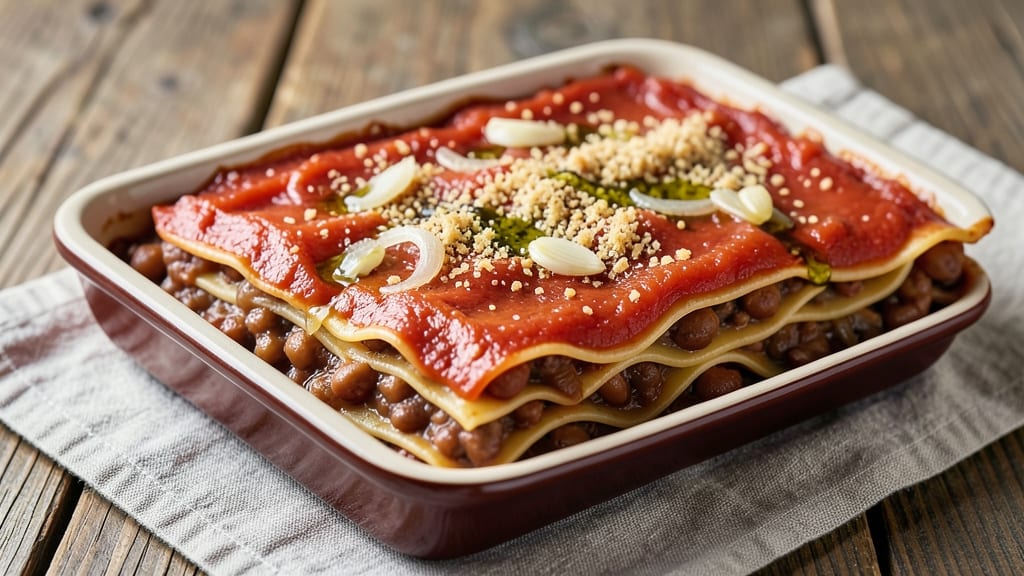 Baked Bean Lasagne Recipe: Layered Heartiness With Smoky Tomato Depth