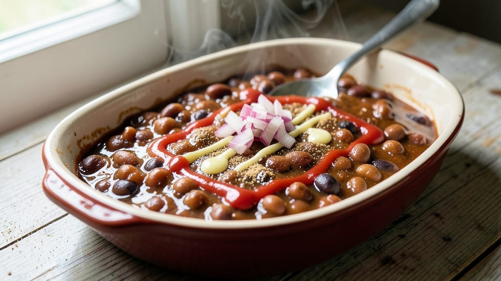 Baked Beans Recipe Using Canned Beans and Brown Sugar: Slow-Simmered Sweetness With Crispy Topping