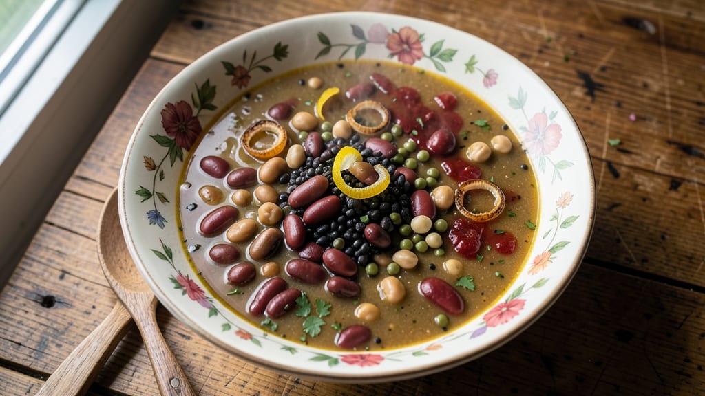 9 Bean Soup Recipe Vegetarian: Hearty Pantry Simmer With Earthy Legume Blend