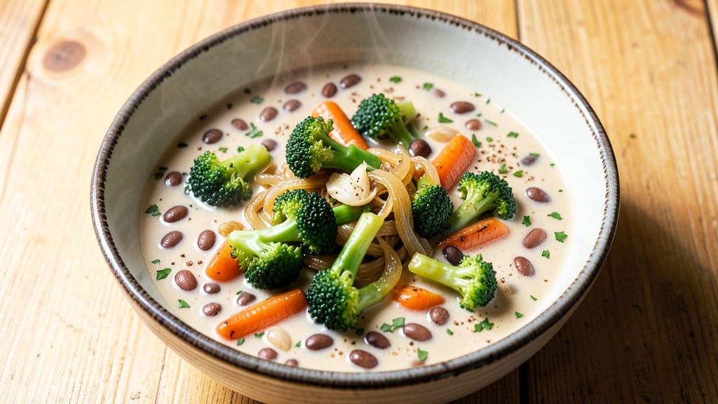 Bean and Broccoli Soup Recipe: Savory Simmer With Earthy Bean and Veggie Harmony