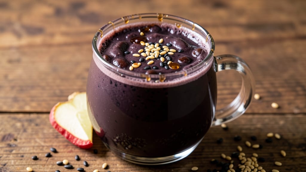 Black Bean and Black Sesame Drink Recipe: Nutty Creaminess With Earthy Depth