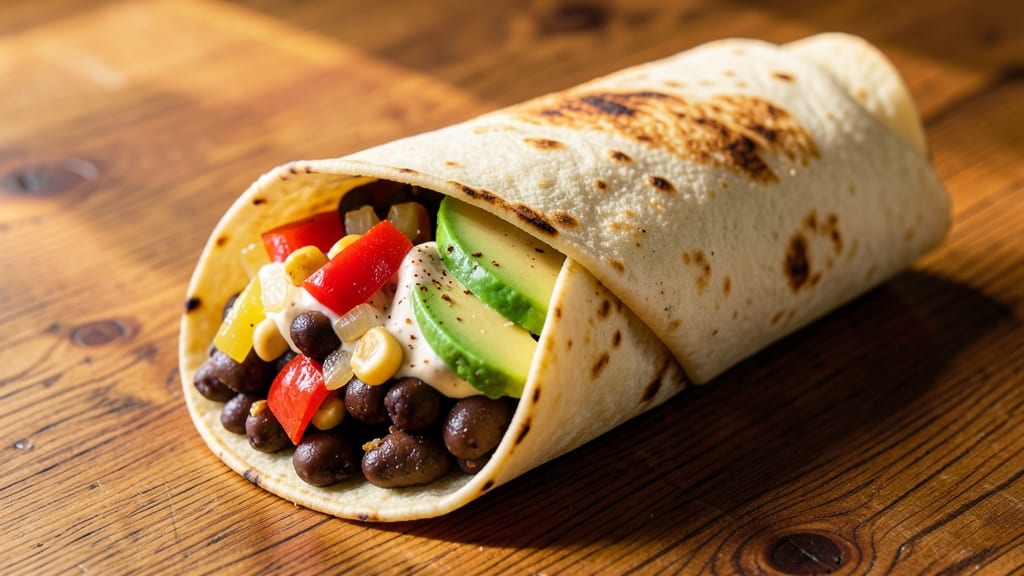 Black Bean Burrito Recipe Vegan: Crispy Tortilla Shells With Smoky Cumin Filling