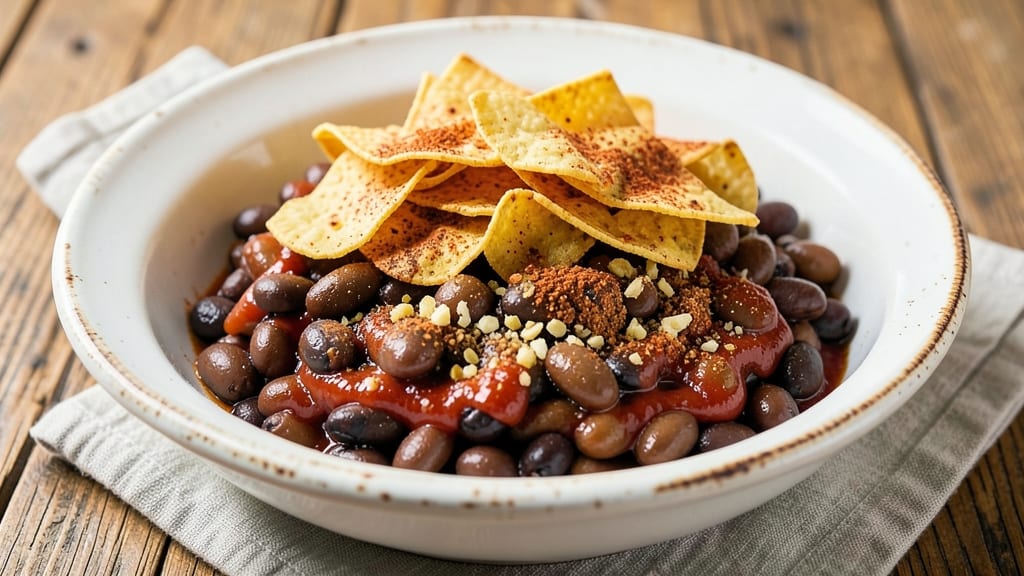 Bada Bean Bada Boom Copycat Recipe: Tortilla-Crusted Beans with Smoky Cumin Kick