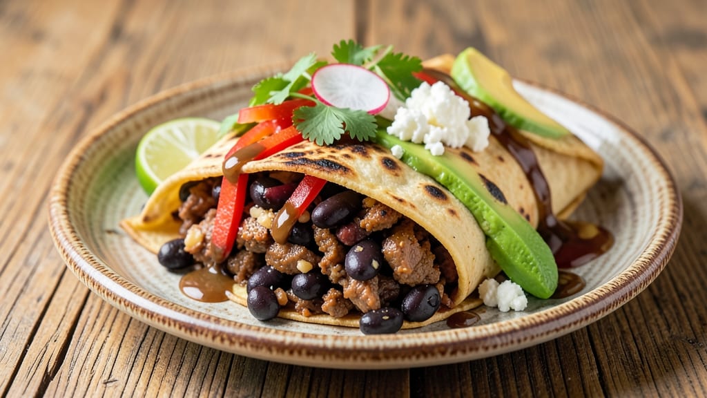 Beef and Black Bean Burrito Recipe: Smoky Tortilla-Crusted Protein-Packed Powerhouse