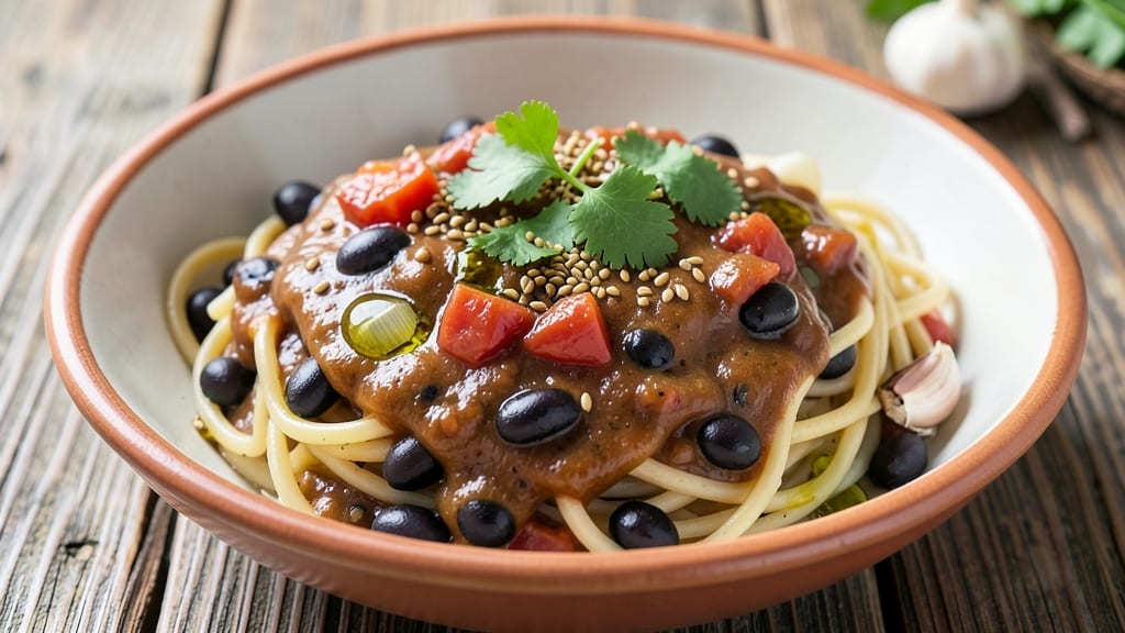 Black Bean Spaghetti Sauce Recipe: Deep-Roasted Spices and Hearty Bean Base