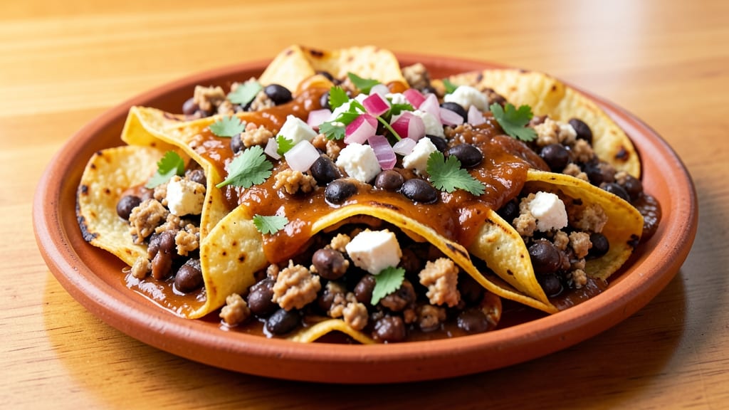 Black Bean and Tofu Enchiladas Recipe: Spiced Tortilla Crunch Over Creamy Cumin Filling