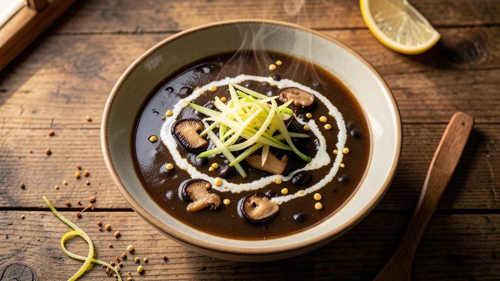 Black Soy Bean Soup Recipe: Earthy Umami Depth With Silky Texture