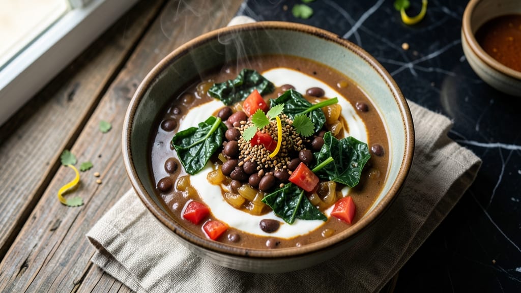 Black Bean and Kale Soup Recipe: Earthy Protein-Packed Simmer in 25 Minutes