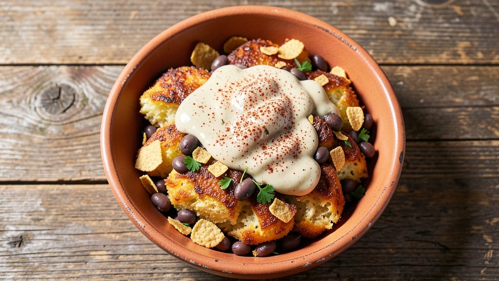 Baked Bean Hash Brown Recipe: Smoky Tortilla Crust Over Creamy Bean Base