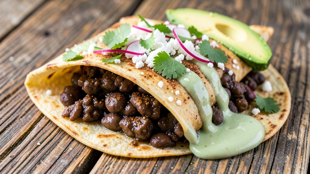 Black Bean Tortilla Wraps Recipe: Spiced Black Beans and Crispy Tortilla Crunch