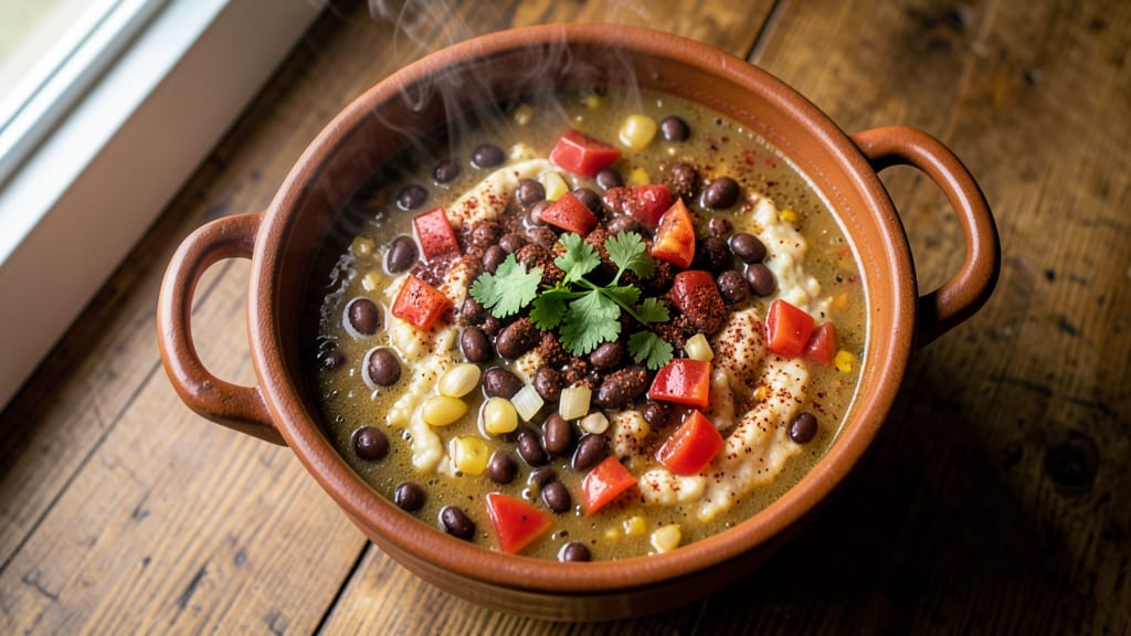 Bean Pot Taco Soup Recipe: One-Pot Fiesta With Crispy Tortilla Layers