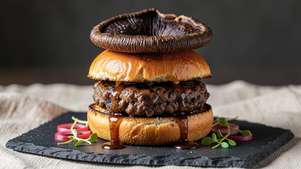 Black Bean Portobello Mushroom Burgers Recipe: Smoky Grilled Umami With Crispy Edges