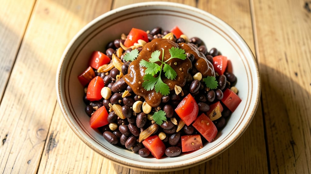 Bean Burrito Filling Recipe: Smoky Cumin-Spiced Beans with Charred Tortilla Crunch