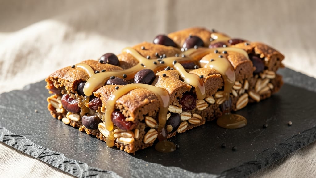 Black Bean Protein Bars Recipe: Crunchy Oats and Sweet Date Packed