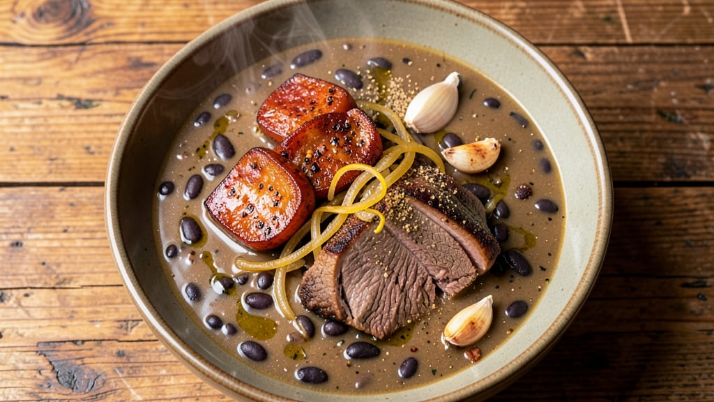 Black Bean Soup Recipe with Meat: Smoky Chorizo and Cumin-Rich Depth